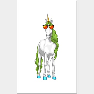 Unicorn Sunglasses Posters and Art